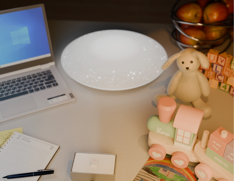 家用-日系壁切款吸頂燈 1